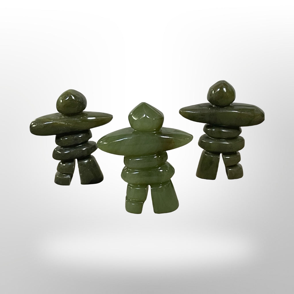Jade Inukshuk, glossy finish