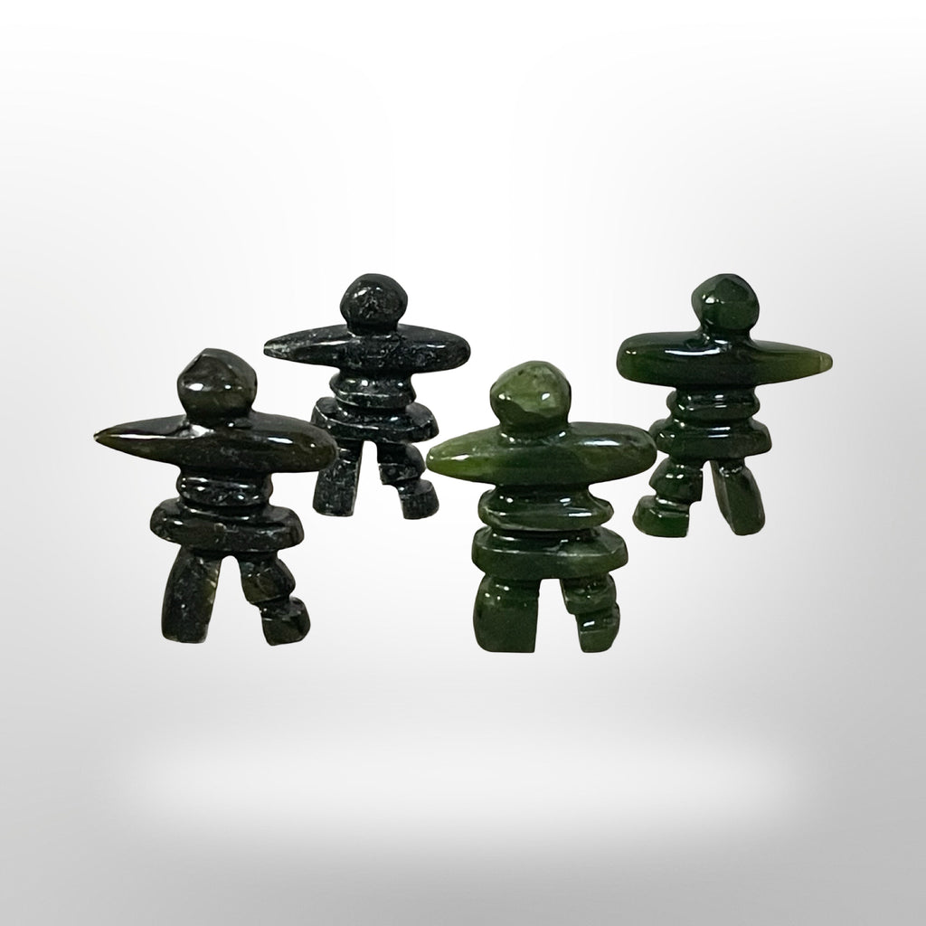 Jade Inukshuk, glossy finish