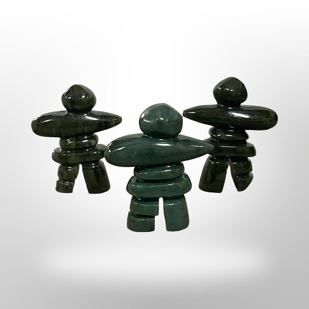 Jade Inukshuk, glossy finish