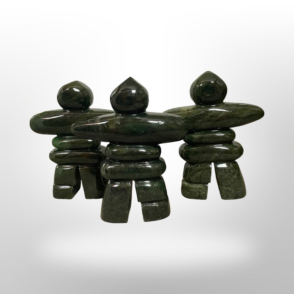 Jade Inukshuk, glossy finish
