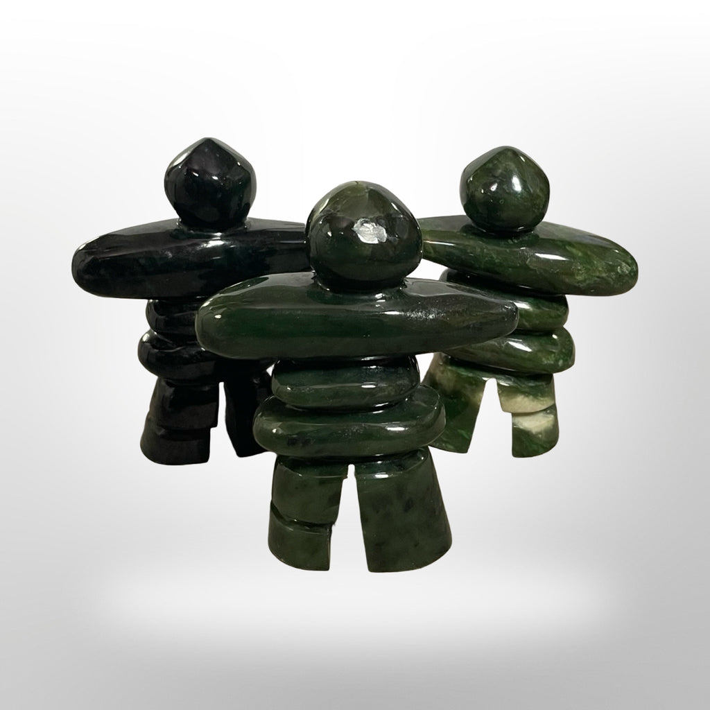 Jade Inukshuk, glossy finish