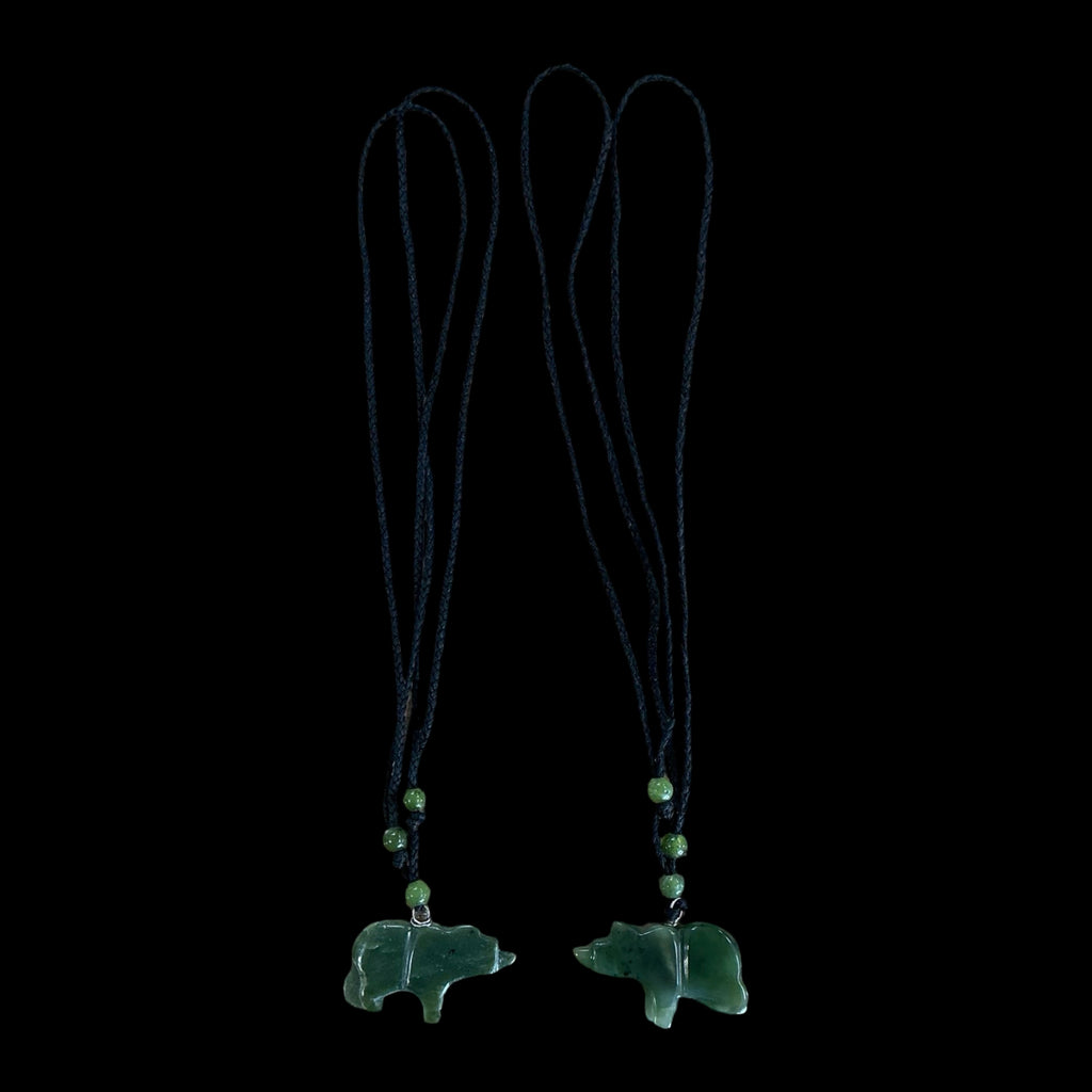 Jade Bear Necklace
