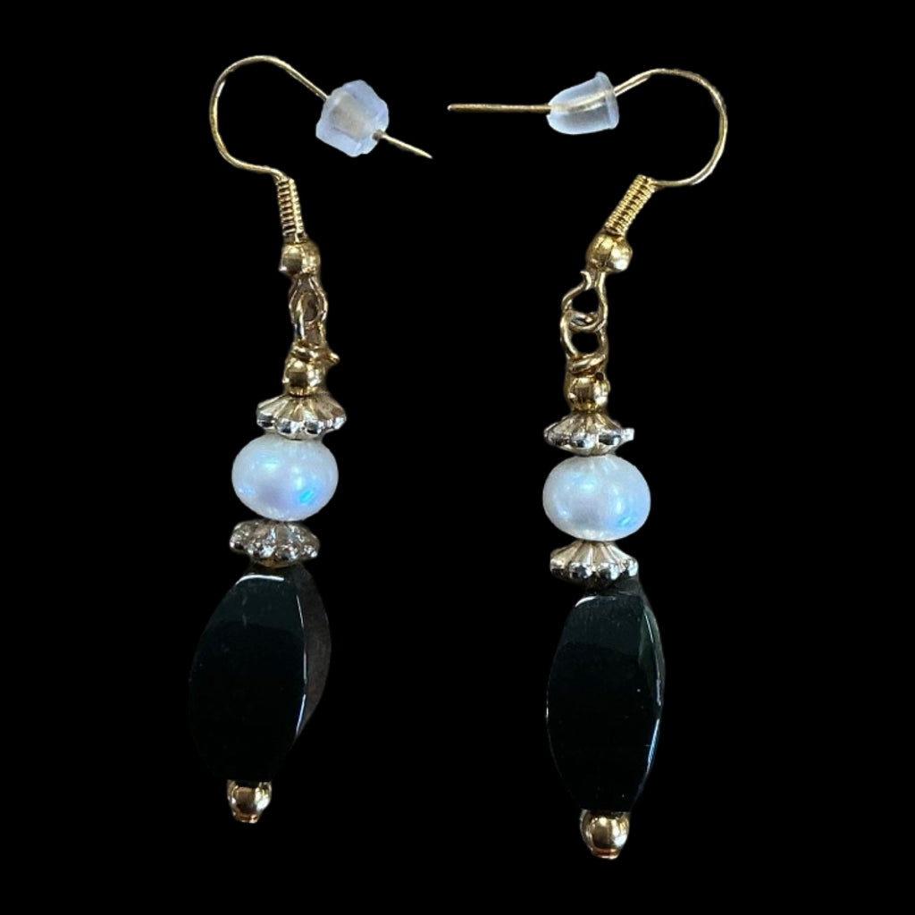 Black Jade Earrings