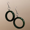 Jade Circles Earrings