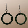 Jade Circles Earrings