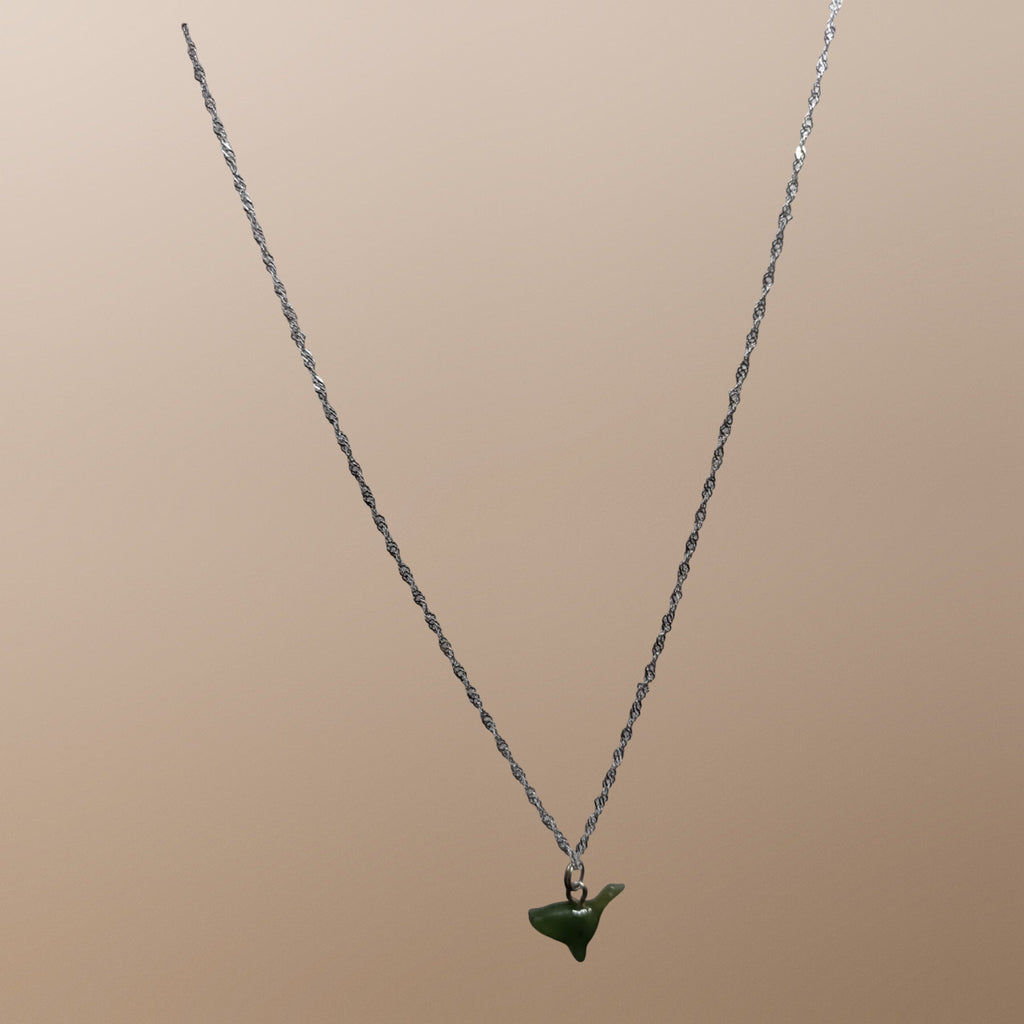 Jade Swan Necklace