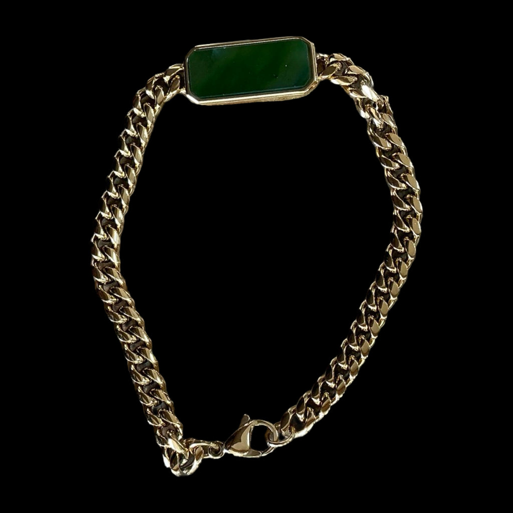 Jade Unisex Bracelet Silver/Gold Style