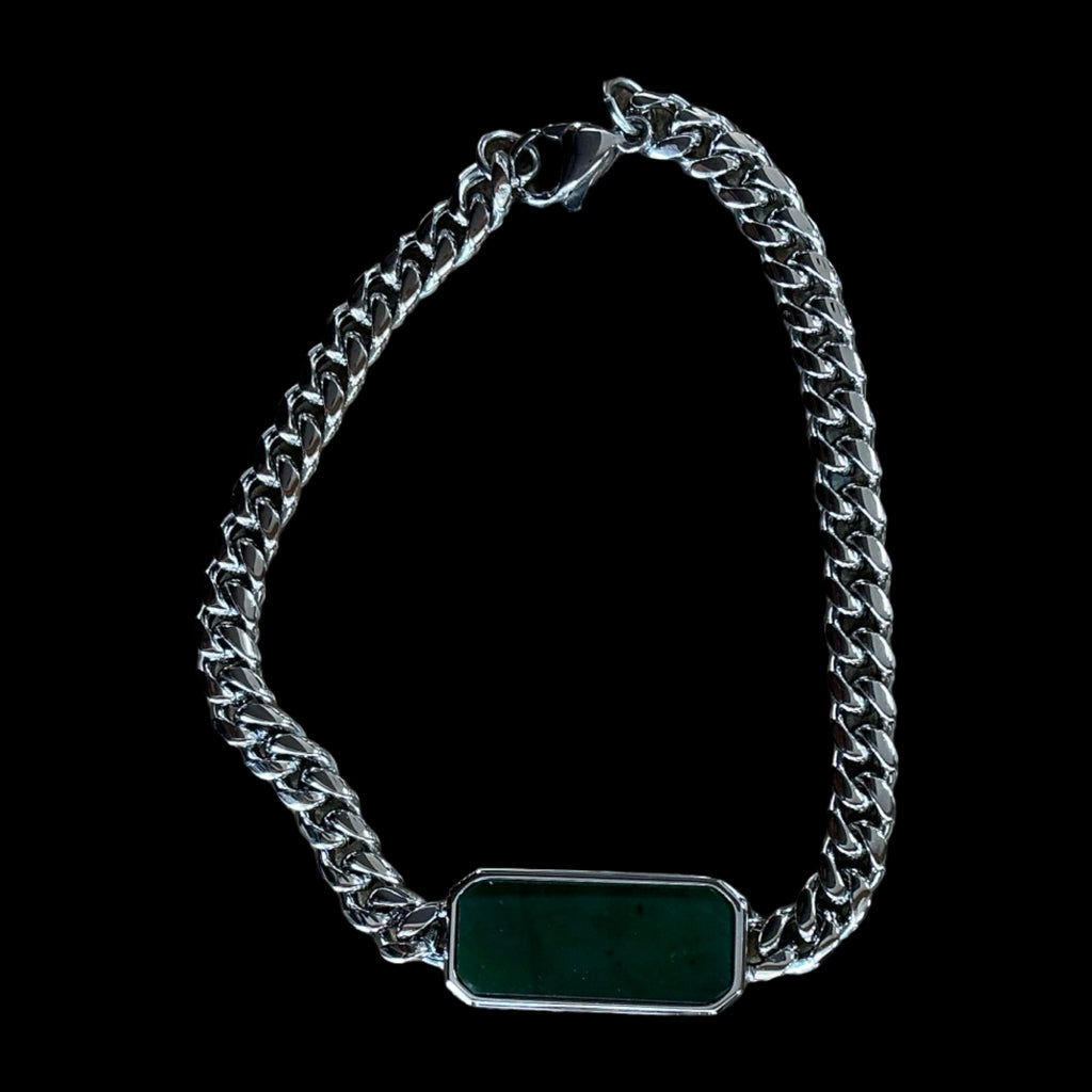 Jade Unisex Bracelet Silver/Gold Style