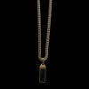 Jade Unisex Necklace Gold/Silver Style