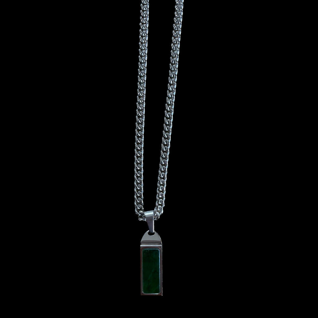 Jade Unisex Necklace Gold/Silver Style