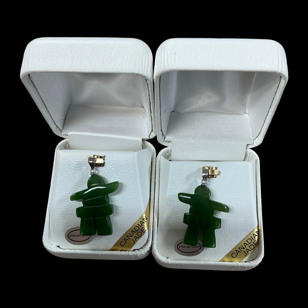Jade Inukshuk Pendant