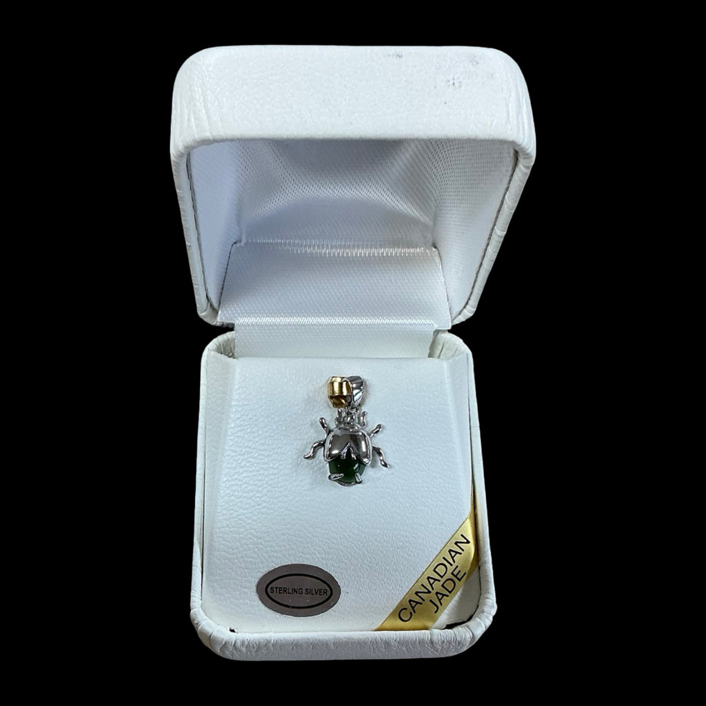 Jade Ladybug Pendant