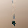 Jade Fish Silver Necklace