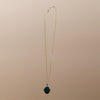 Jade Rose Necklace Gold Plated