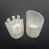 Selenite candle holders