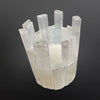 Selenite candle holders