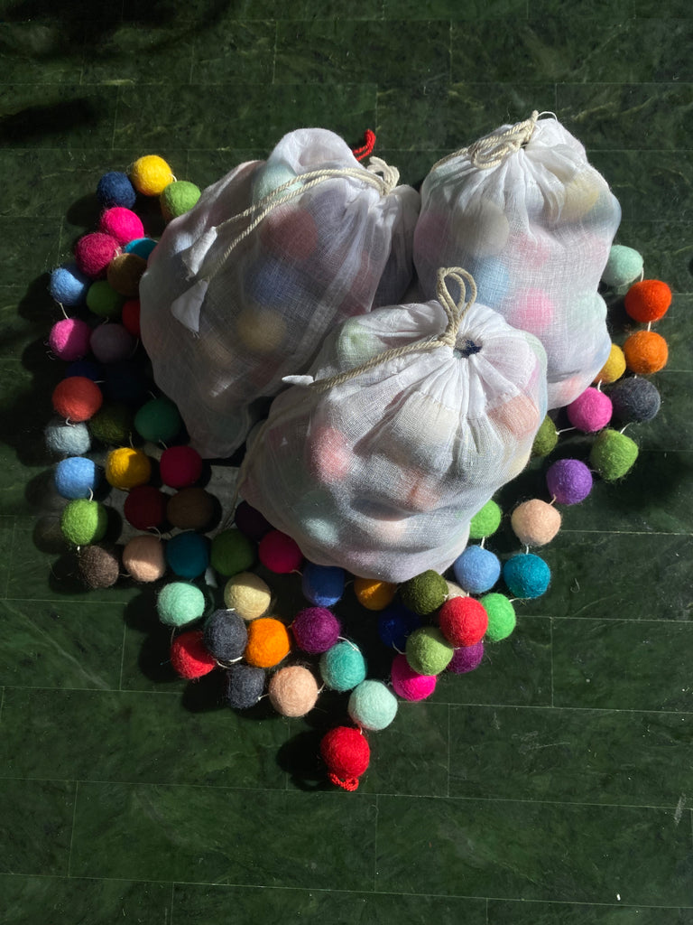 Felt Ball Garland