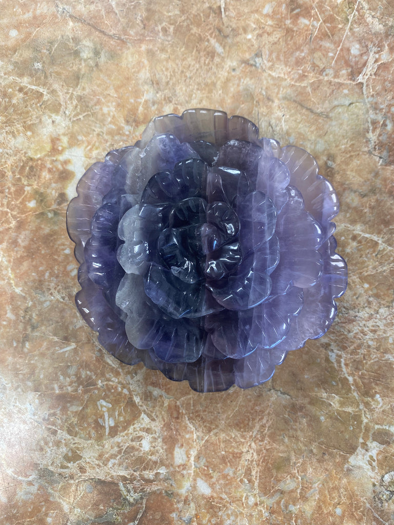 Big Fluorite Flower