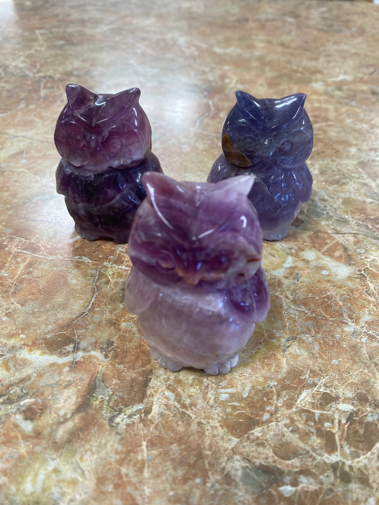 Fluorite Owl
