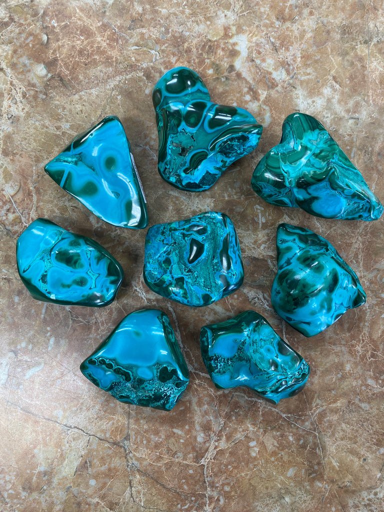Malachite/Chrysocolla Free forms