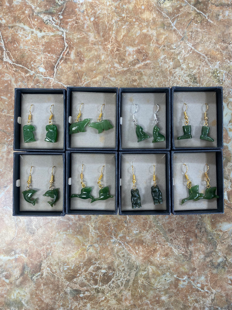 Jade Earrings Gold/Silver