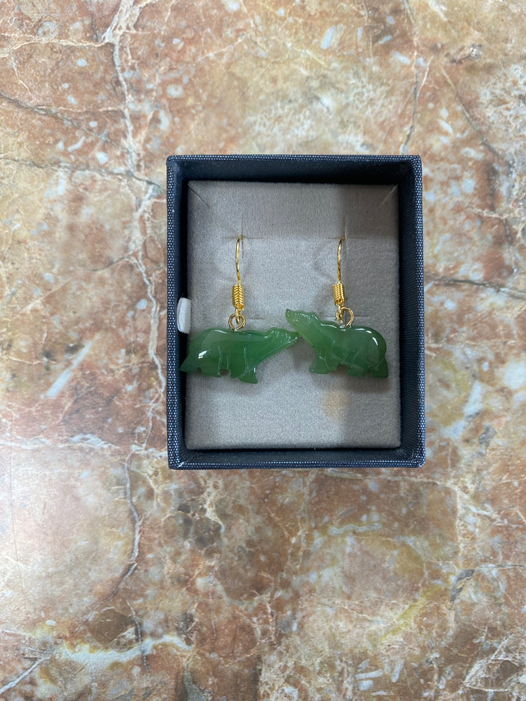 Jade Earrings Gold/Silver