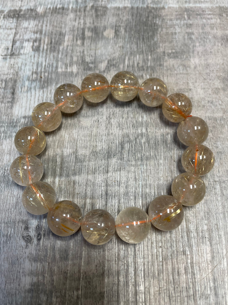 Golden Rutile Quartz Bracelet