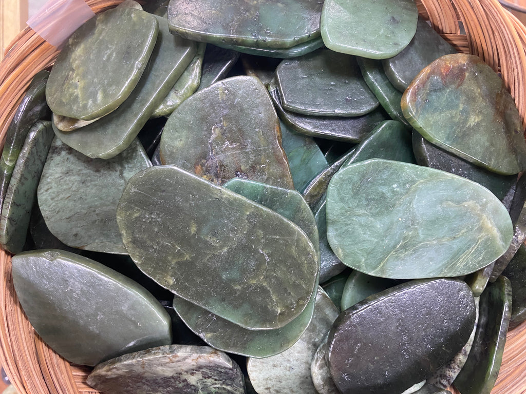 Small and Medium Jade Sun Catchers Polished