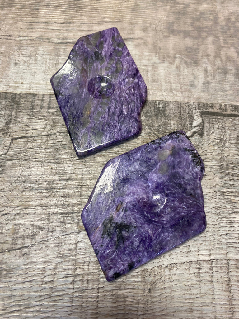Charoite Sphere Stands