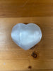 Selenite Heart in Medium