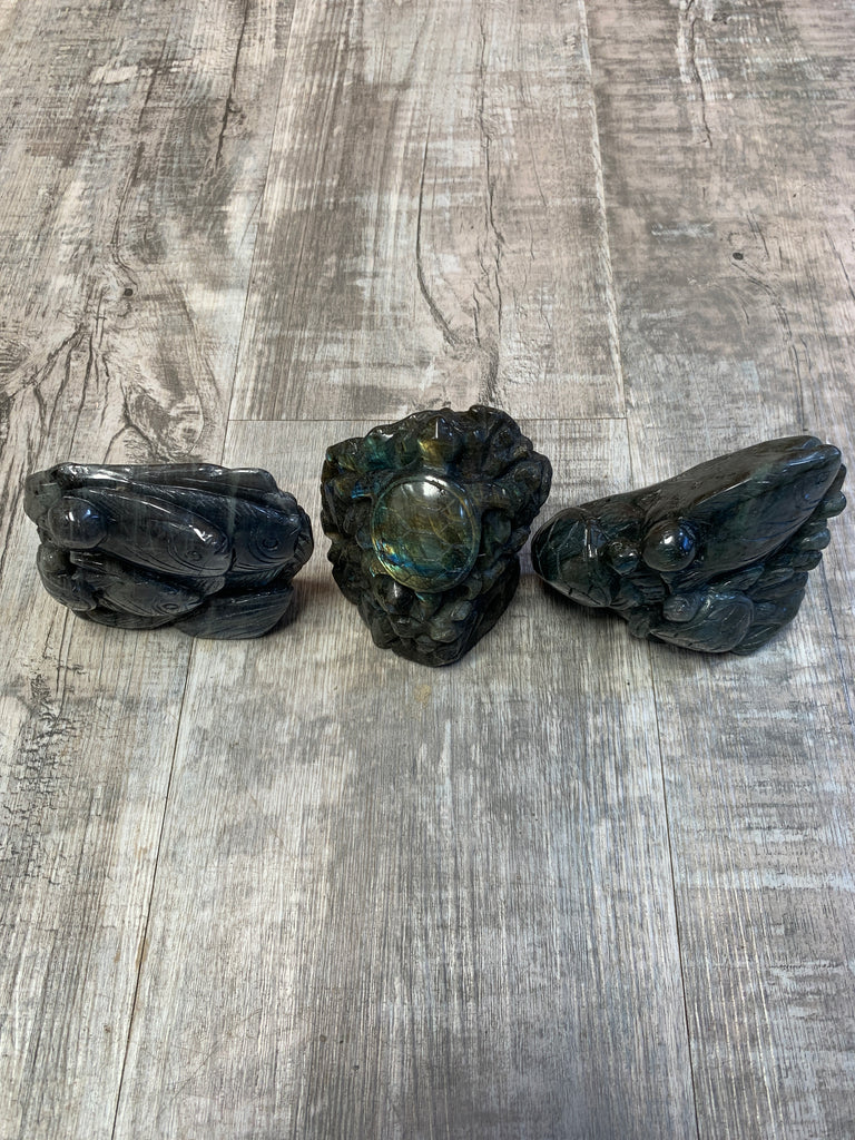 Labradorite Carvings