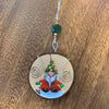 Jade City Creations- Wood Rounds Christmas ornaments