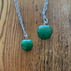 Apple pendant on a sterling silver chain