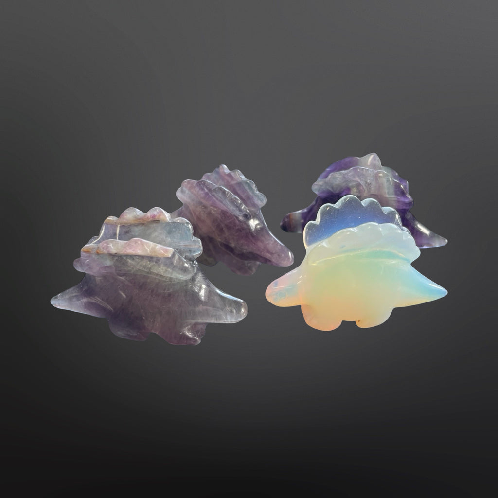 Dinosaur -assorted gemstones