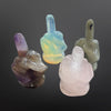 Middle Finger - assorted gemstones