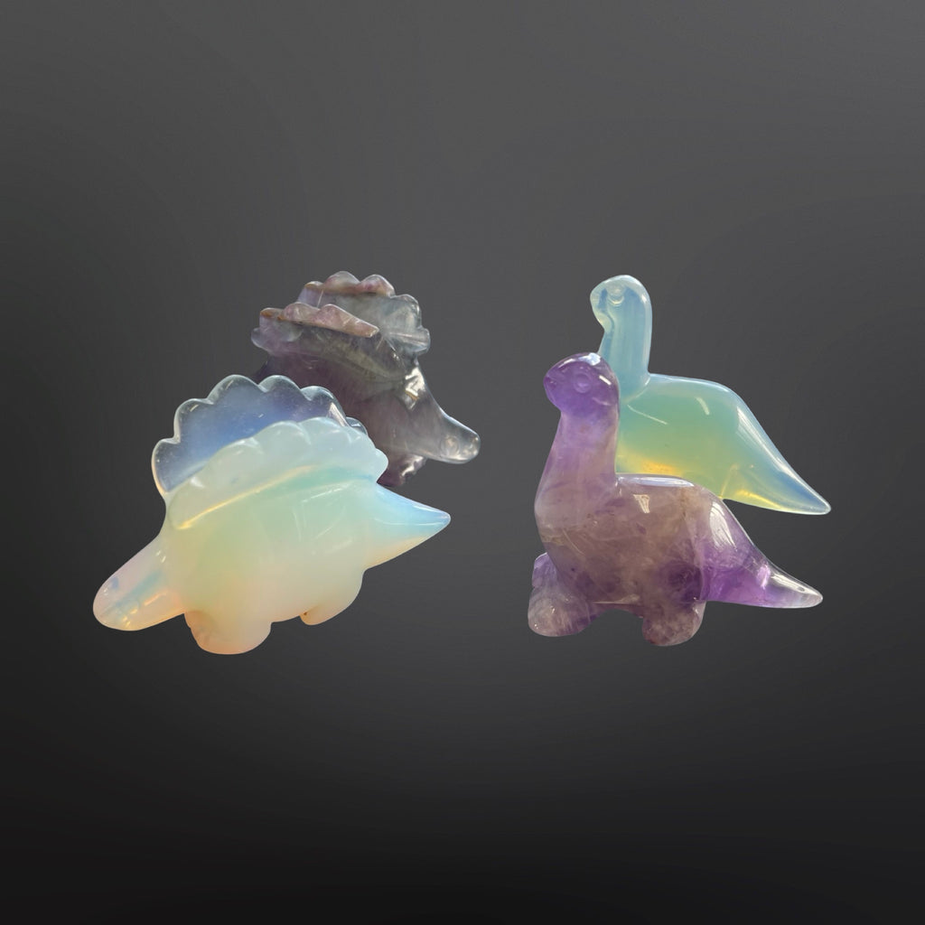 Dinosaur -assorted gemstones