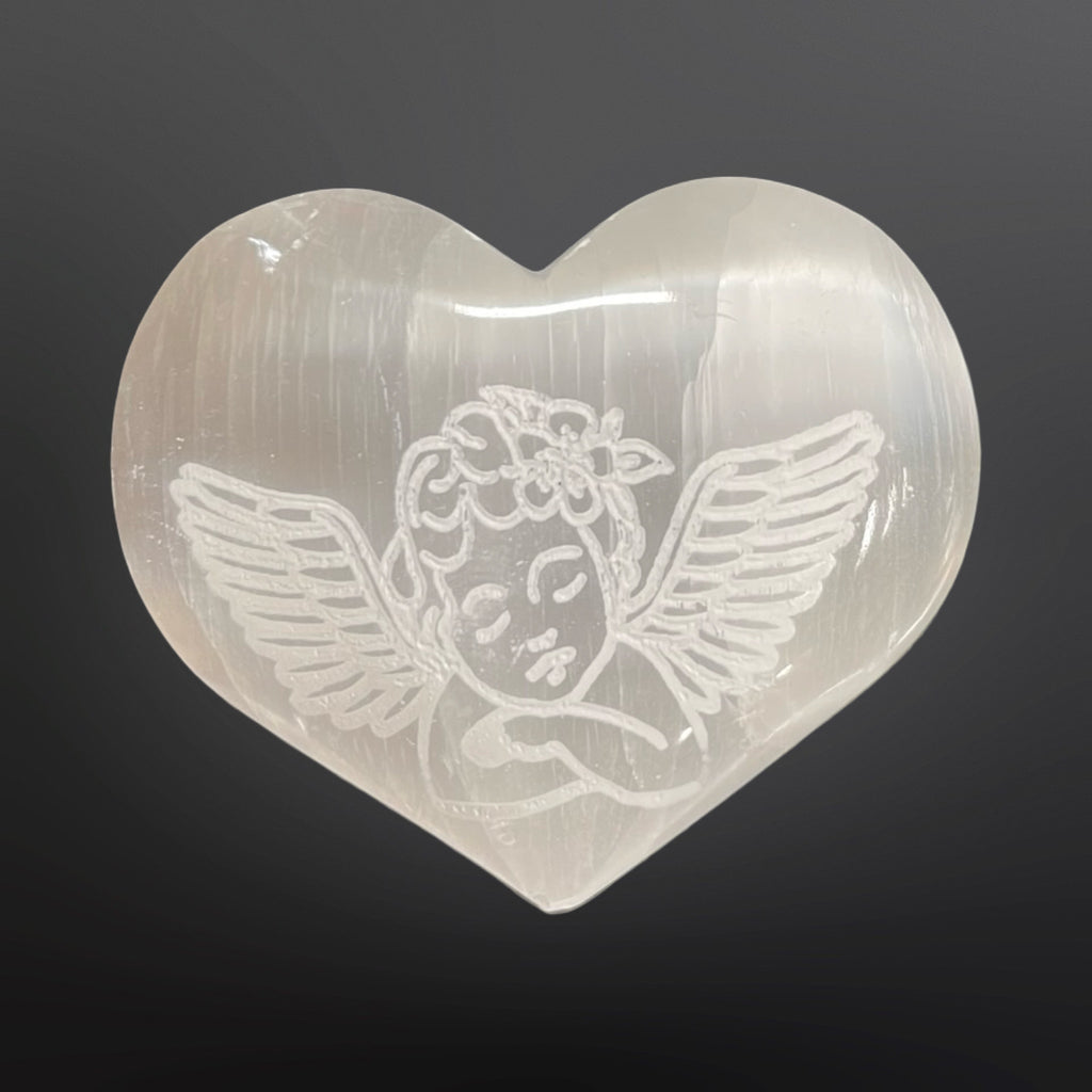 Selenite hearts