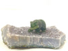 1" Jade Bear on Amethyst
