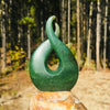 Maori Design - Jade Maori Koru on base