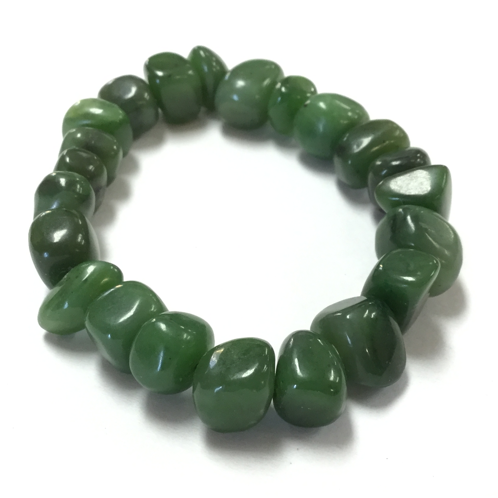 Jade Irregular Bead Bracelet
