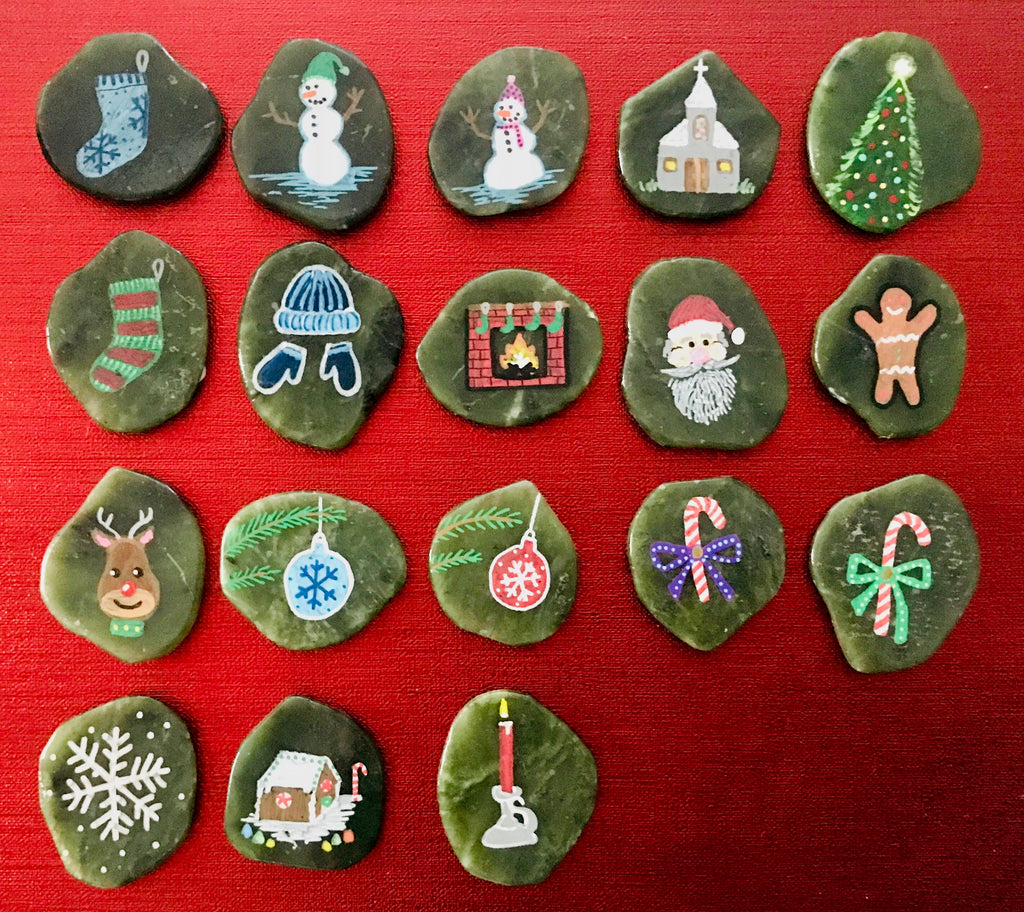 Assorted Christmas Magnets by Lana Larouche