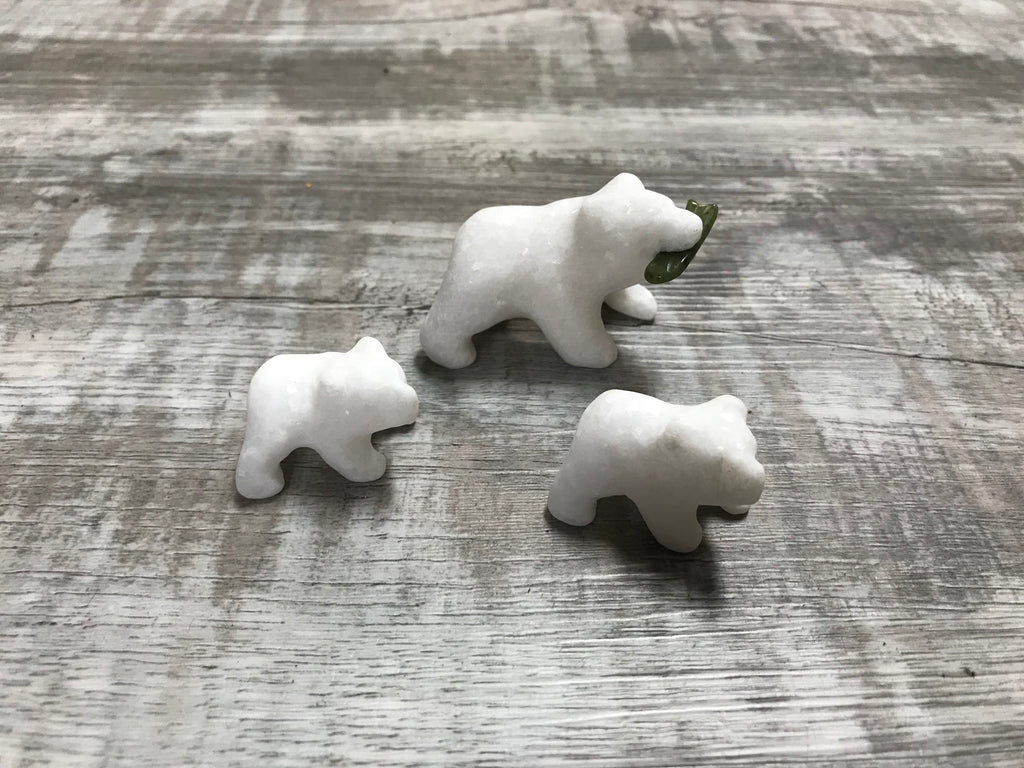 Star Marble Polar Bear Family