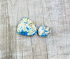 Azurite palm stone