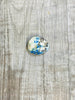 Azurite palm stone