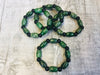 Green and Black Jade Beaded Bracelet