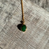 Oval gold necklace