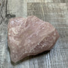 Raw rose quartz