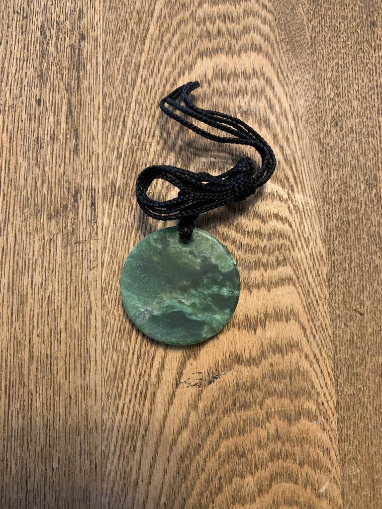 Jade Circle carved by Cameron Hewitt