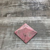 Rhodochrosite pyramids and obelisk