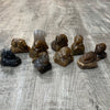 Agate bear carvings